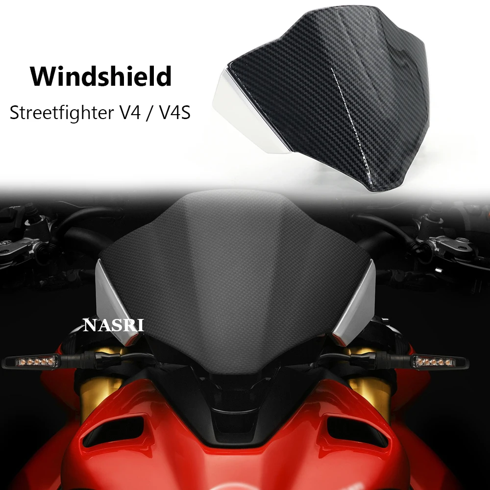 Лобовое стекло мотоцикла, дефлектор ветра, экран для Ducati Streetfighter STREETFIGHTER V4 S V4S 2021-UP 2022 2023