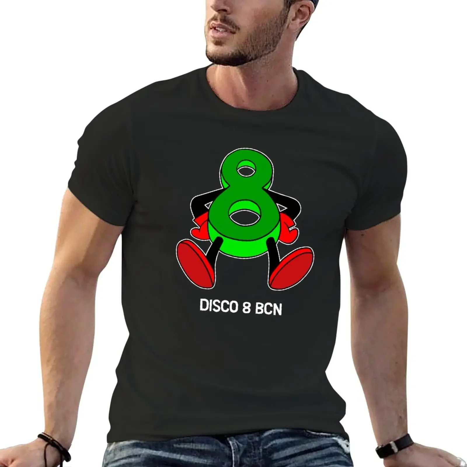 NG Disco 8-футболка Techno Hardcore с рисунком, кавайная одежда, футболки для мужчин