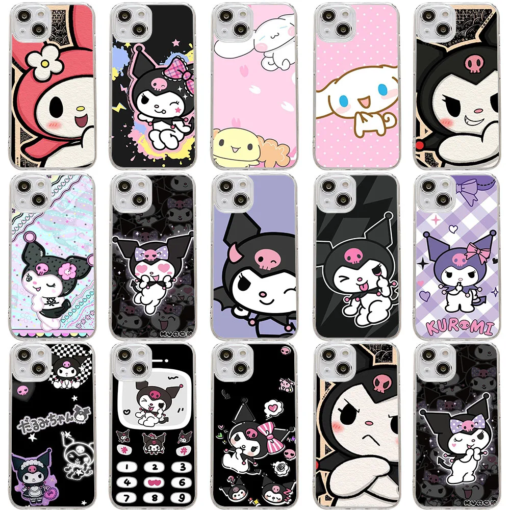 Мягкий чехол TS-64 Sanrio Kuromi для Moto G8 G9 Edge 20 30 40 50 Neo S30 G40 Fusion Ultra Pro Plus Play Power