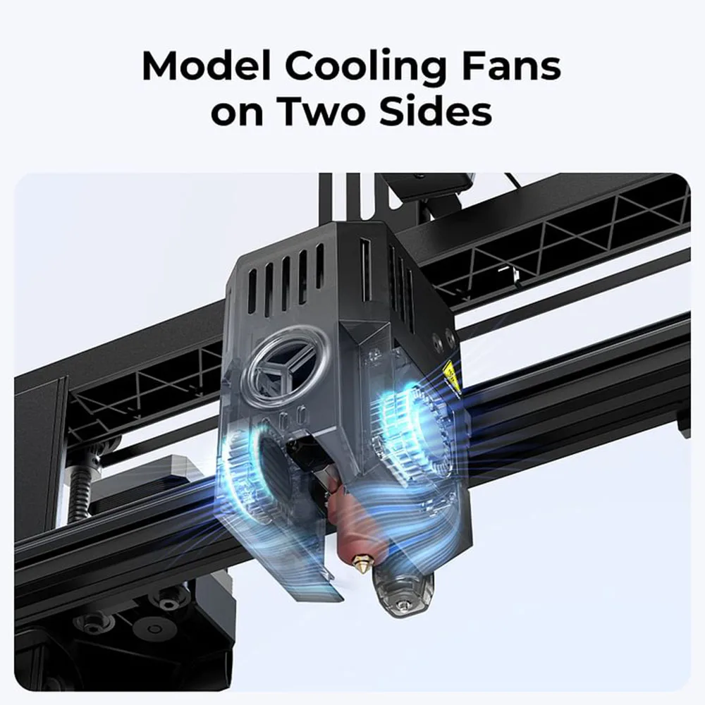 Фото 3D принтер Creality Ender-3 V3 KE Up 500 мм/с, прямая экструзия, сенсорный экран, двойная ось Z, автоматический уровень ускорения 8000 мм/s² №5
