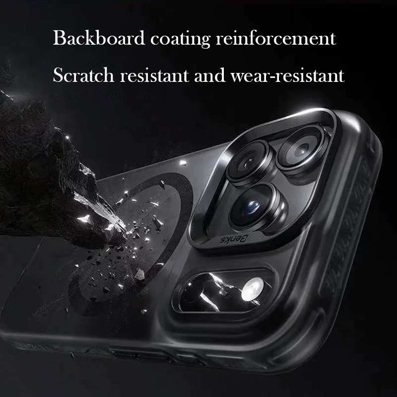 Фото Чехол Benks для iPhone 17 Pro Max, задняя крышка с беспроводной зарядкой для iPhone 17 Pro №4
