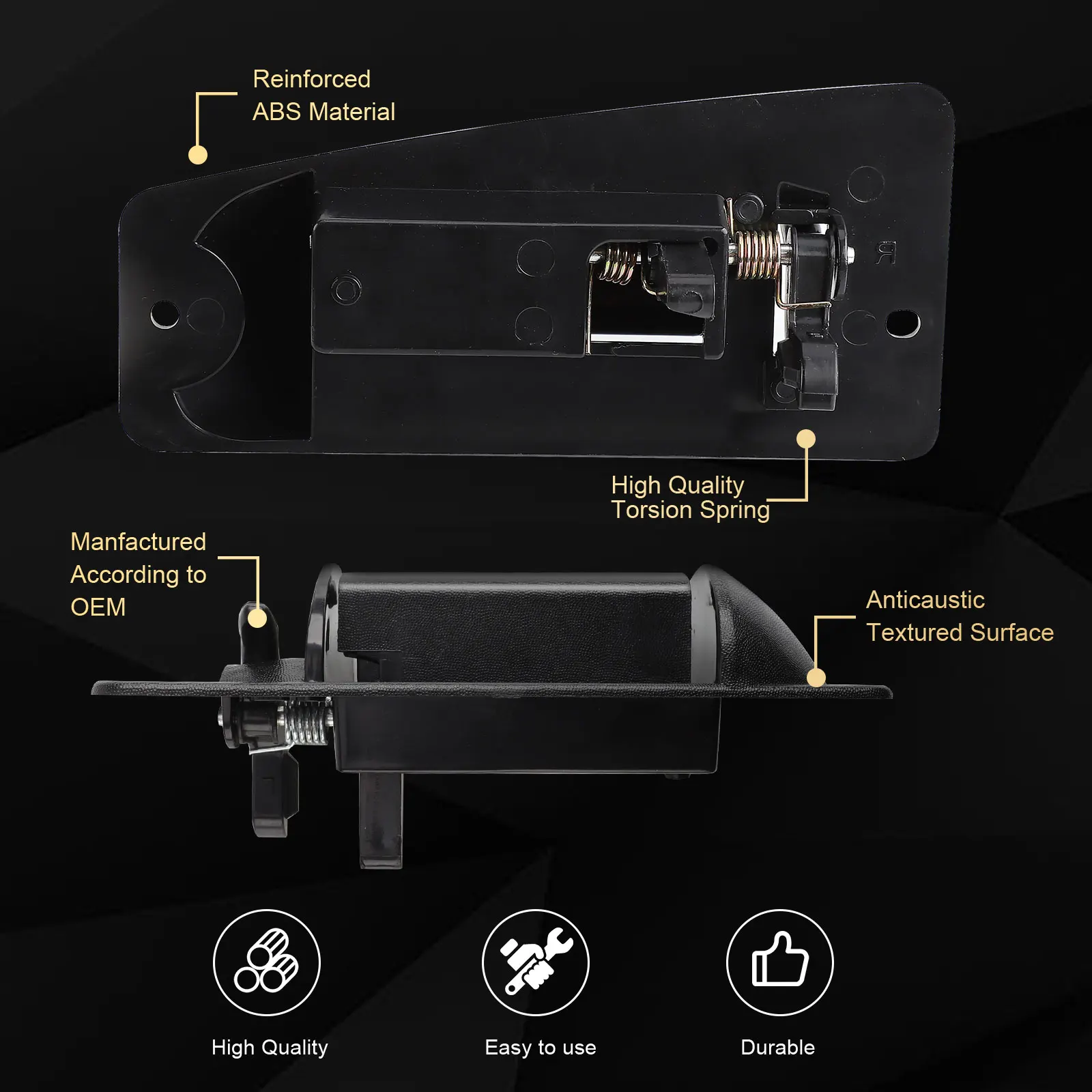 Фото Расширенная Внешняя Дверная Ручка Для Chevrolet Silverado 1500 2500 3500 GMC Sierra 99-07, Совместимая С Левой И Правой Стороной №5