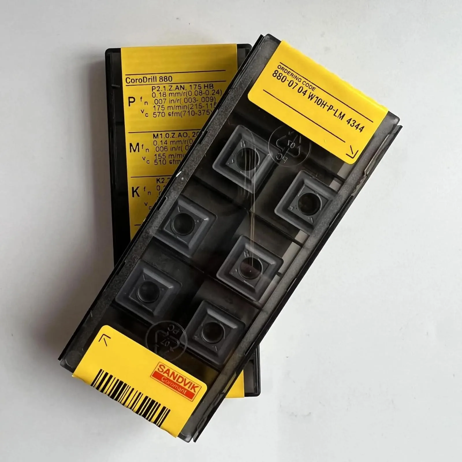 880-0704W10H-P-LM 4344/токарный станок с ЧПУ, твердосплавное лезвие, инструмент, 10 шт.