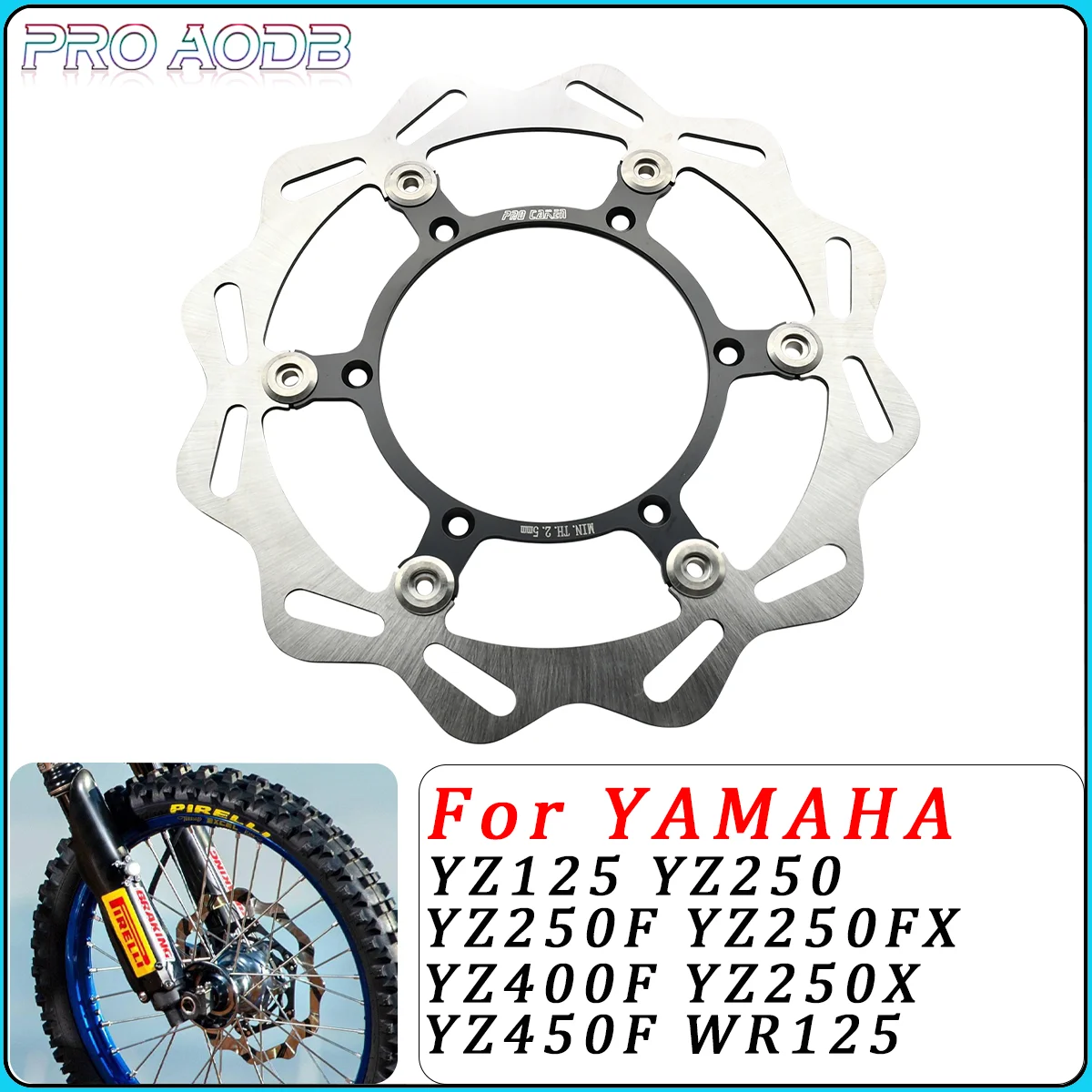 Мотоциклетный тормозной диск 270 мм 320 мм для YAMAHA YZ125 YZ250 YZ250F YZ250FX YZ250X YZ400F YZ426F YZ450F WR 1998 1999 2000 2001-2021