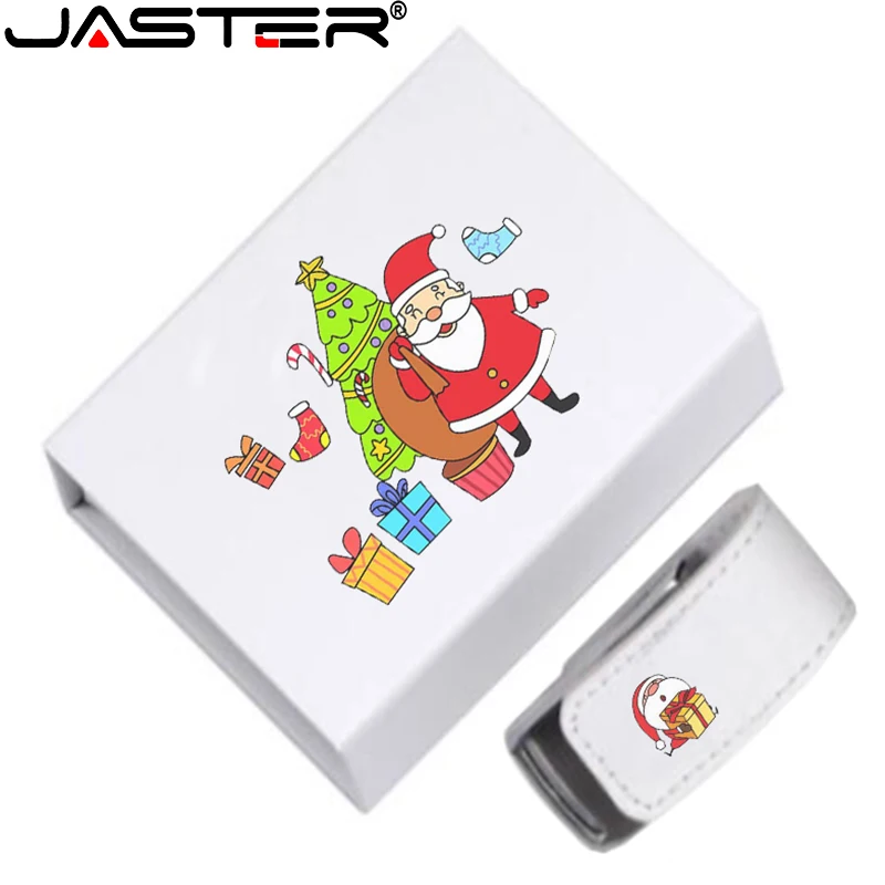 Фото USB-флеш-накопитель JASTER в кожаном корпусе, 128 ГБ, 64 ГБ, 16 ГБ, 32 ГБ №1