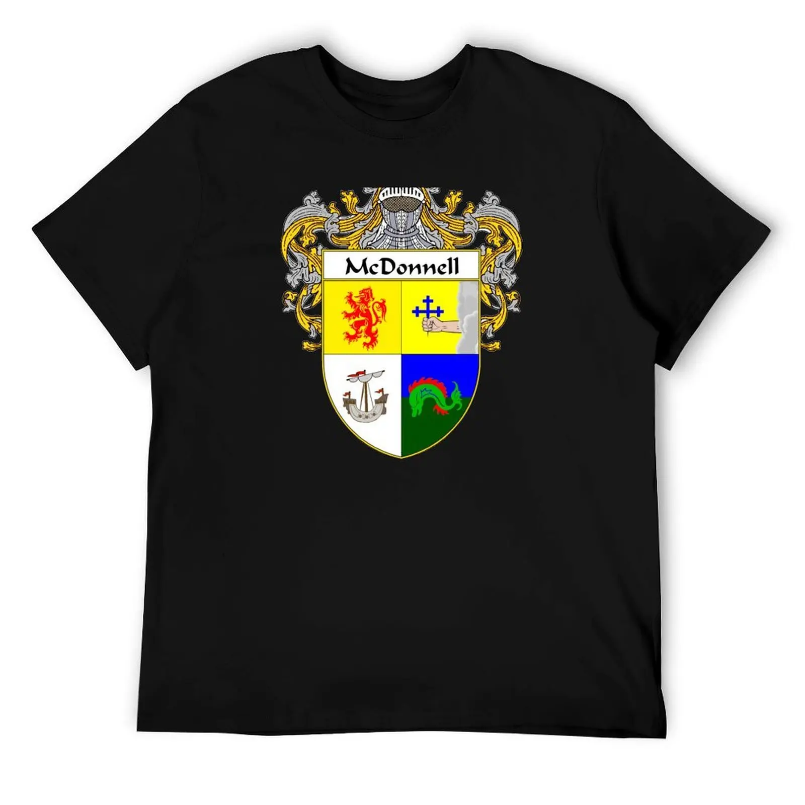 McDonnell Coat of Arms/Family Crest T-Shirt man t shirt cotton high quality funny t shirts man T-Shirt
