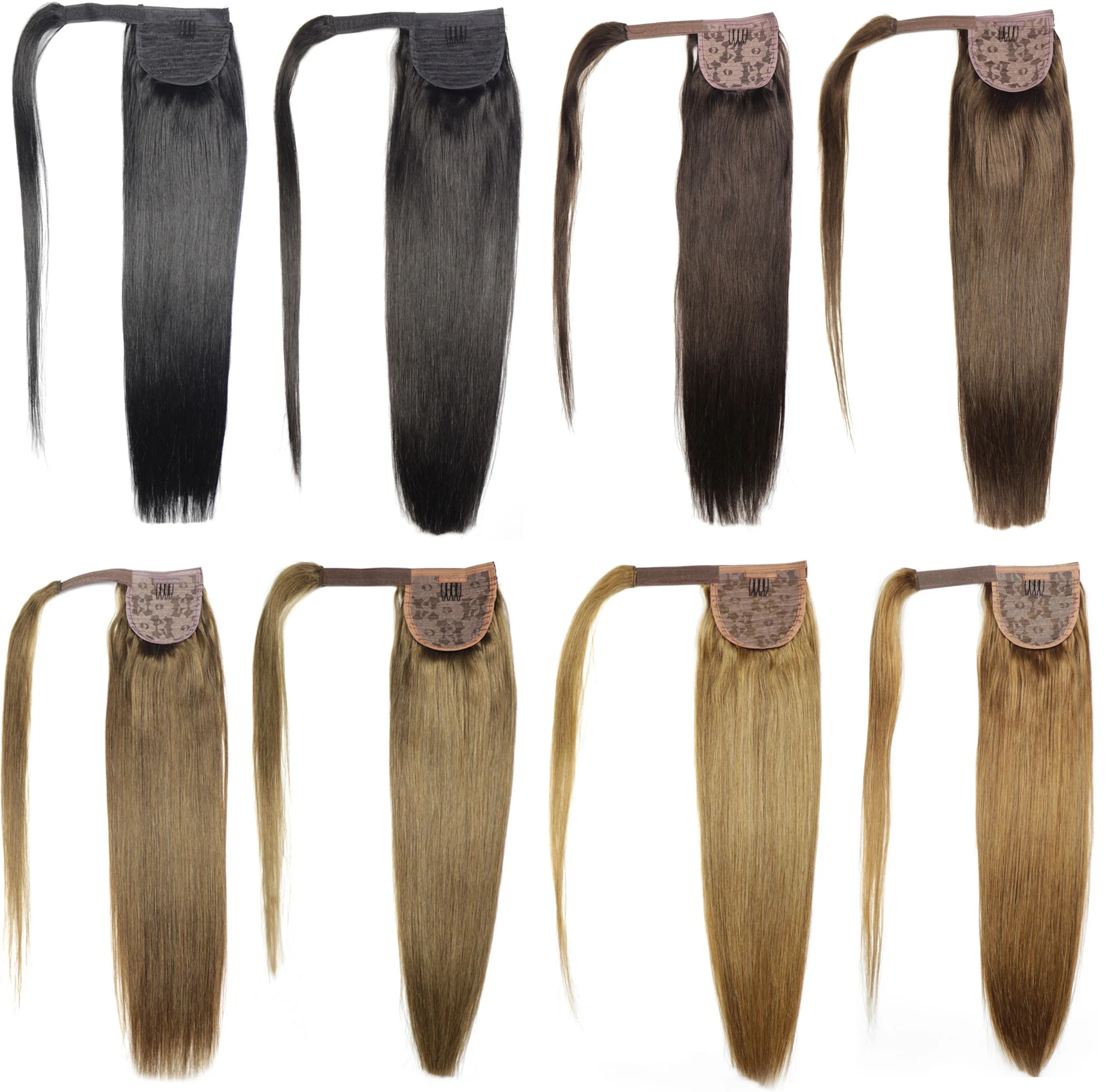 ZZHAIR 100% человеческие волосы для улучшения 16-28 дюймов, машинная работа, бразильские волосы Remy, чистый цвет