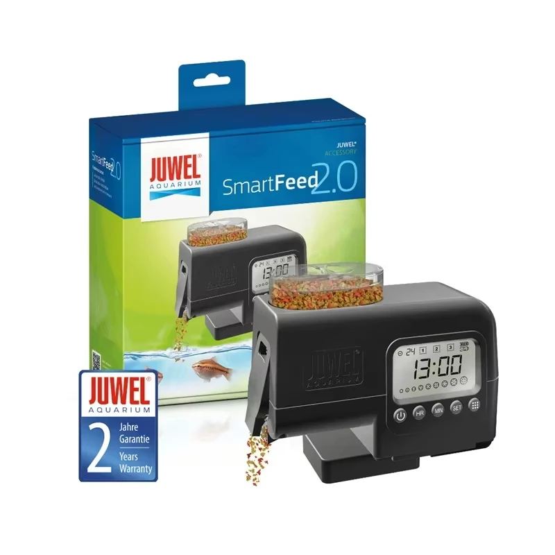 JUWEL Aquarium SMARTFEED 2.0 - PREMIUM АВТОМАТИЧЕСКАЯ FEEDER Автоматическая кормушка для рыб Цифровой ЖК-таймер Кормушка для еды Электронная кормушка