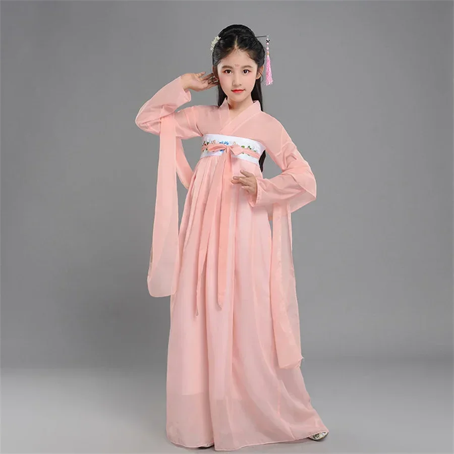 Disfraz традиционный chino para niña, trajes de baile de la dinastía song, Hanfu платье традицион de estilo antiguo, платье d