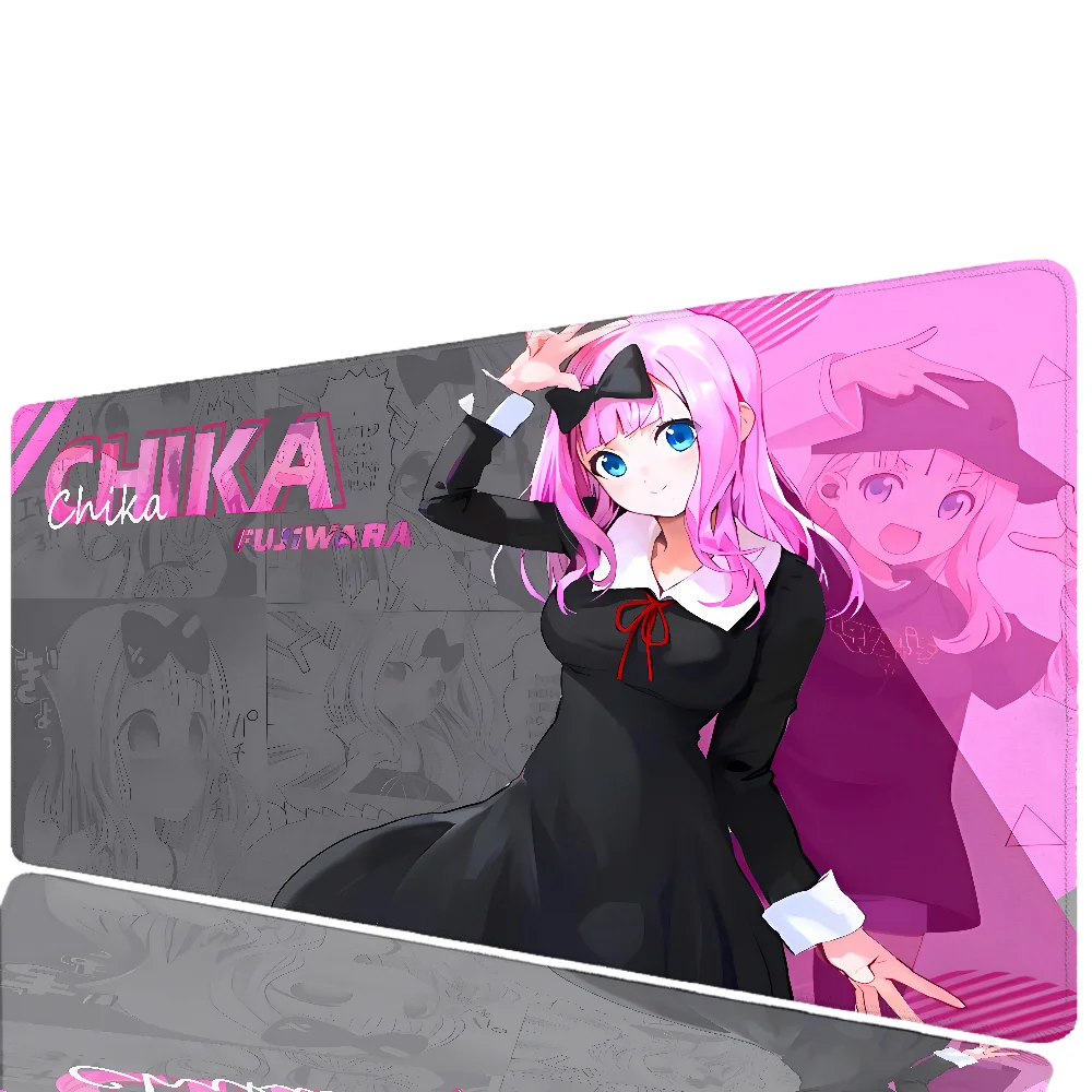Коврик для мыши в стиле аниме Kaguya Sama Love Is War, большой игровой коврик для мыши LockEdge, утолщенный коврик для компьютерной клавиатуры, настольный коврик (art.: 3920cae00b5d7) - 3920cae00b5d7