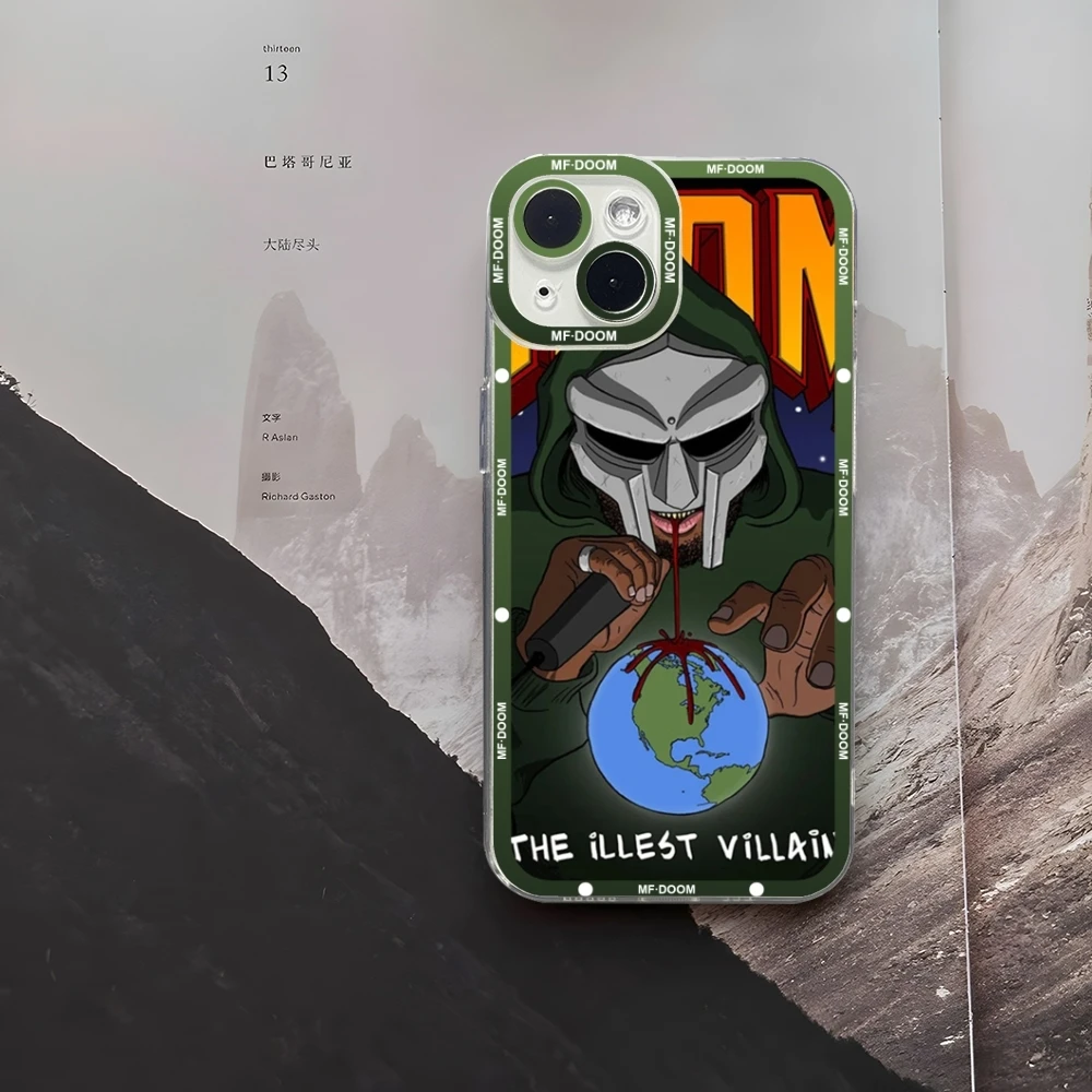 Фото Чехол для телефона MF DOOM Rapper для IPhone 15 16 Pro Max 13 14 12 11 Pro Max Mini Angel Eyes, мягкий прозрачный чехол №2