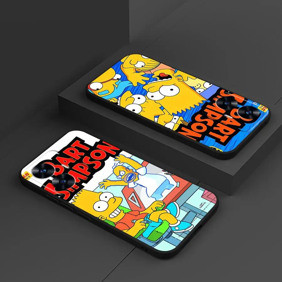 Мягкий чехол для телефона Simpson Family для Realme GT Master Neo2 C21 C15 C12 P3 Ultra 6 7 8 9 10 Nazro 50 50i C25 12 14