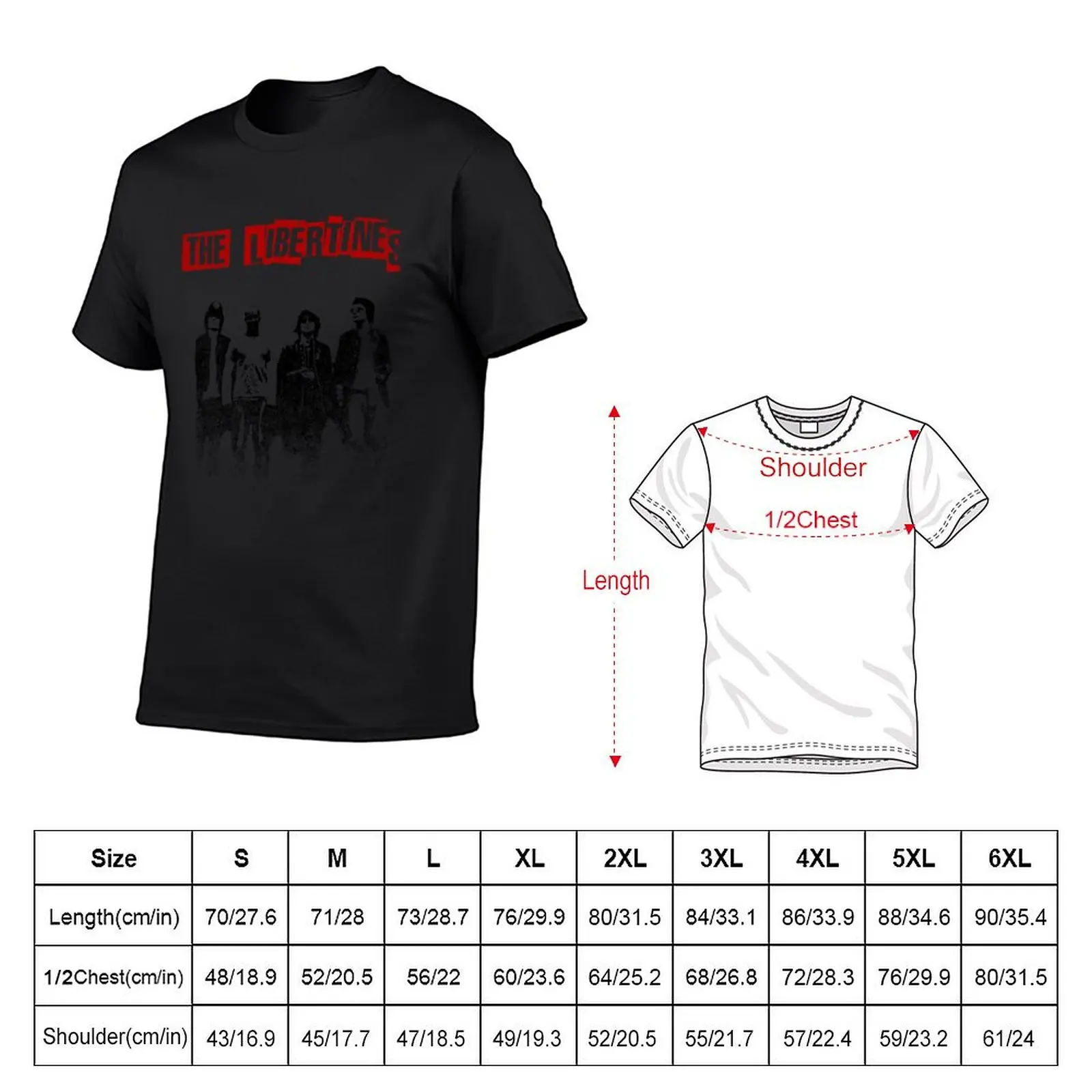 Классическая футболка The Libertines, рубашка в стиле аниме, эстетичная одежда, дизайнерская футболка для мужчин (art.: 3920d0a182df6) - 3920d0a182df6