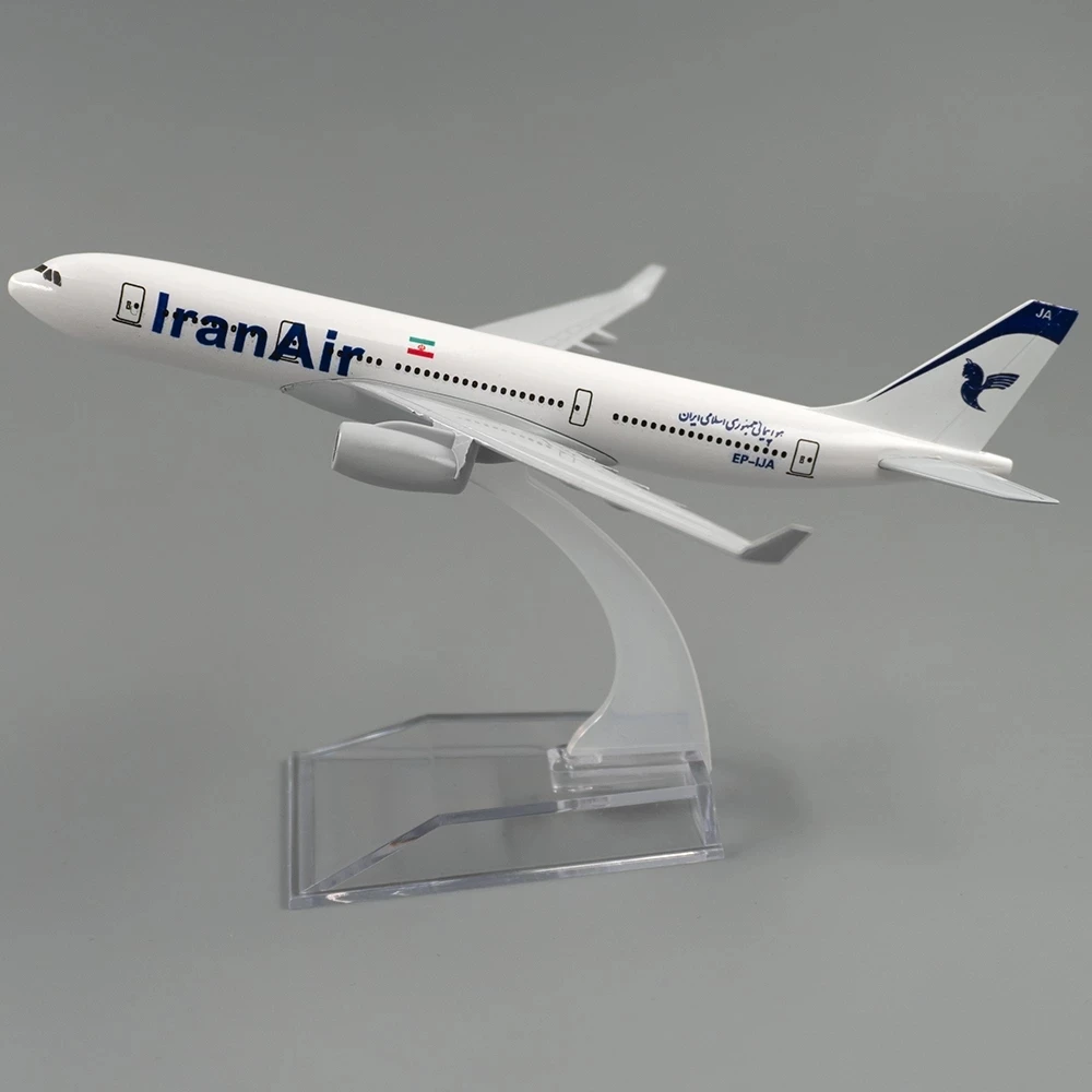 1/400 масштаб сплава самолет Airbus A330 Иран Air 16 см модель самолета игрушки украшения детская подарочная коллекция