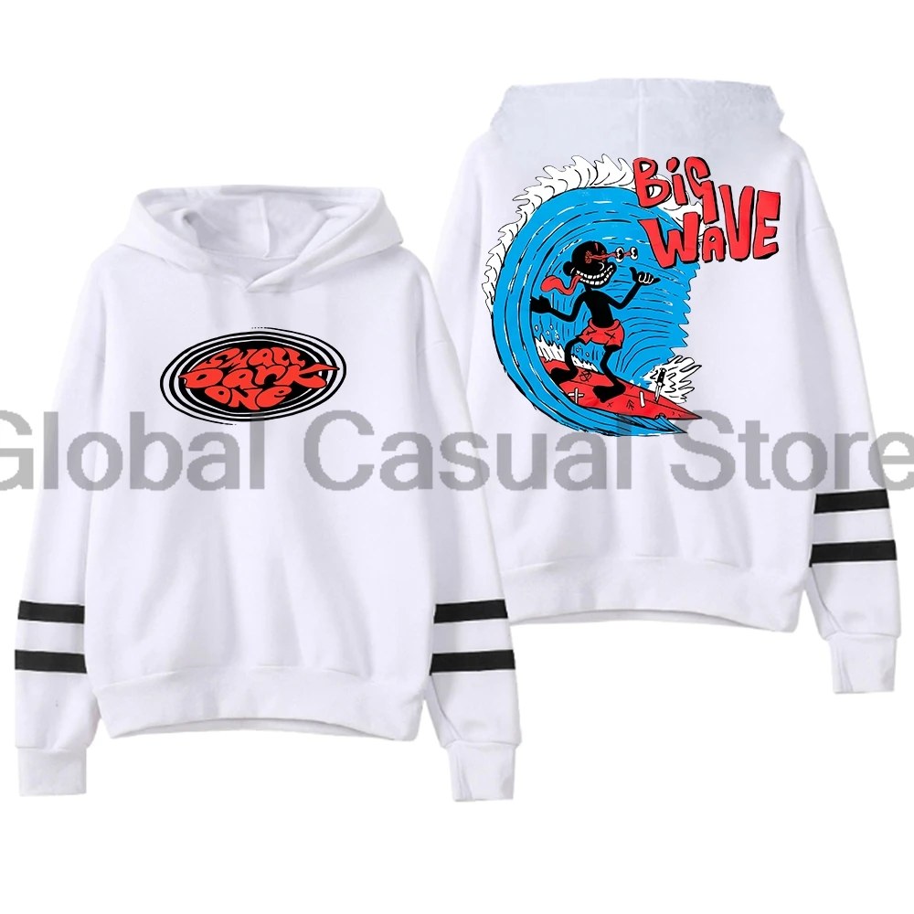 Фото Lil Darkie Big Wave Hoodie 2024 2025 World Tour Pocketless Parallel Bars Sleeve Streetwear Women Men Hooded Sweatshirts №2