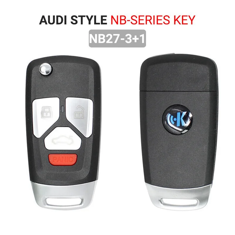 Для KEYDIY NB27-4 KD дистанционное управление автомобильный ключ универсальный 4-кнопочный для Audi Style для KD900KD-X2 KD MINIKD-MAX программатор (art.: 3920ca3b0f589) - 3920ca3b0f589