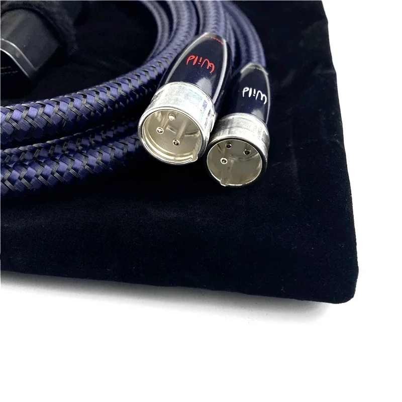 Пара сбалансированных кабелей Wild Blue Yonder XLR PSS Silver HiFi Audio Interconnect Line с системой рассеивания шума 72 В (art.: 3920cbb683f86) - 3920cbb683f86