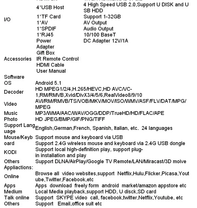 ТВ-приемник Magic box KII Pro, четырехъядерный android tv box, цифровой спутниковый приемник, двойной тюнер, 2 ГБ16 ГБ, 4K, UHD (art.: 3920c94fb70d8) - 3920c94fb70d8