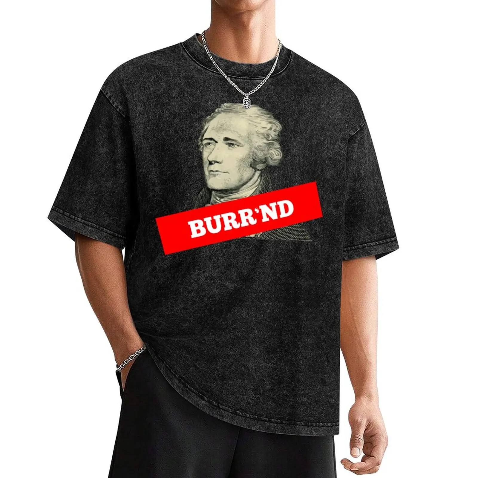 Футболка Burr'nd, корейская модная одежда больших размеров, одежда в стиле аниме, футболки, мужская тренировочная рубашка