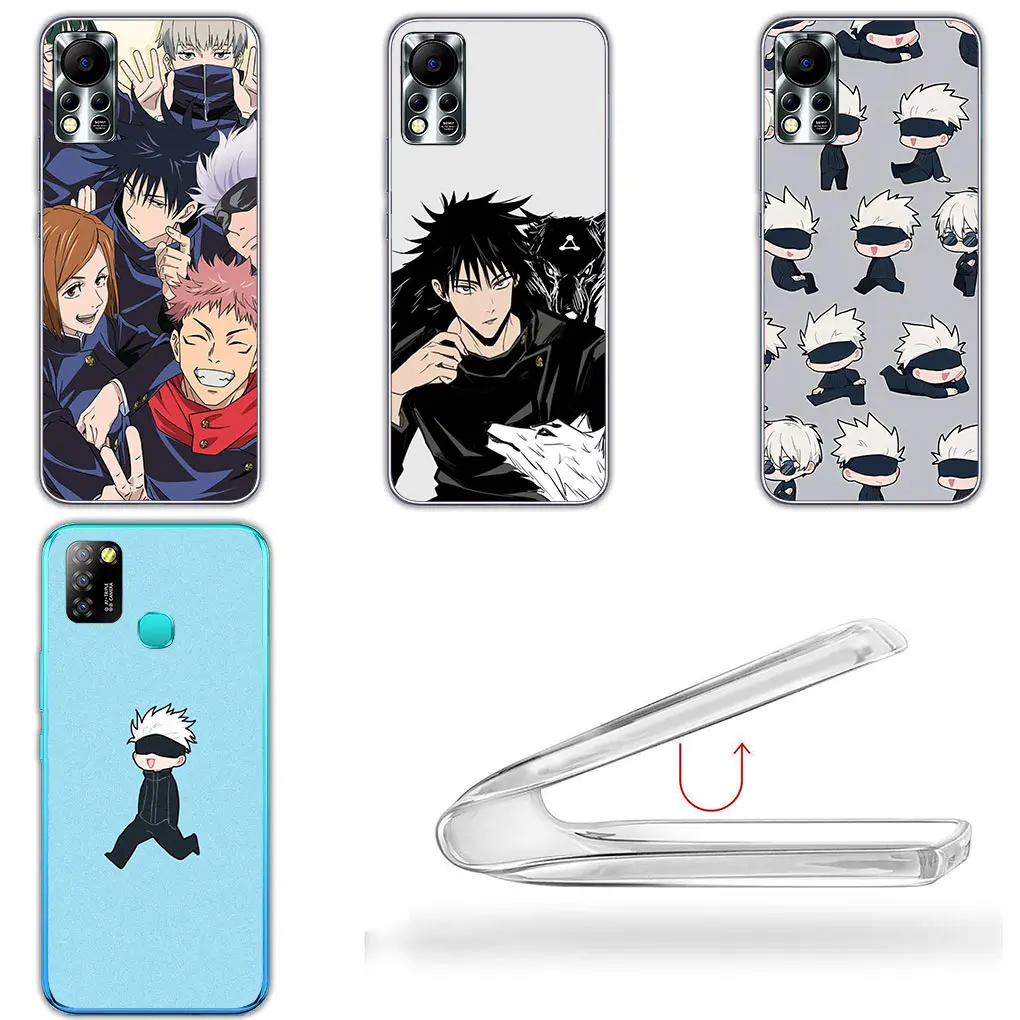 Фото Чехол для телефона Gojo Satoru juютсу Kaisen Itadori Yuji для Motorola Moto G13 G14 G53 G54 G62 G72 G82 G84 Edge 40 neo pro №4