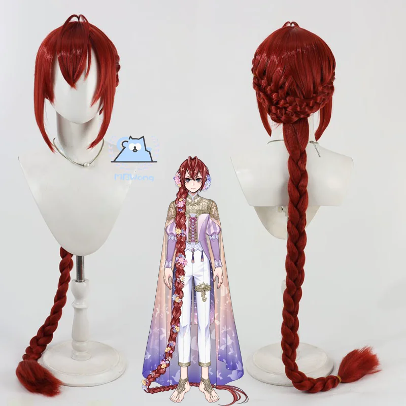 Игра Twisted Riddle Косплей Парик Riddle Rosehearts Twilit Fit Волосы Плетеные Длинные Волосы Для Хэллоуина Взрослых Женщин Мужчин Комикон