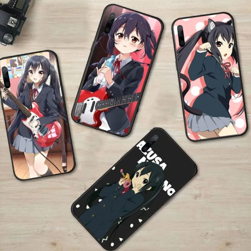 Женский чехол для сотового телефона Nakano Azusa для Huawei P50 P40 P30 Pro Lite P Smart 2021 2019 Magic 3, черный мягкий чехол для телефона