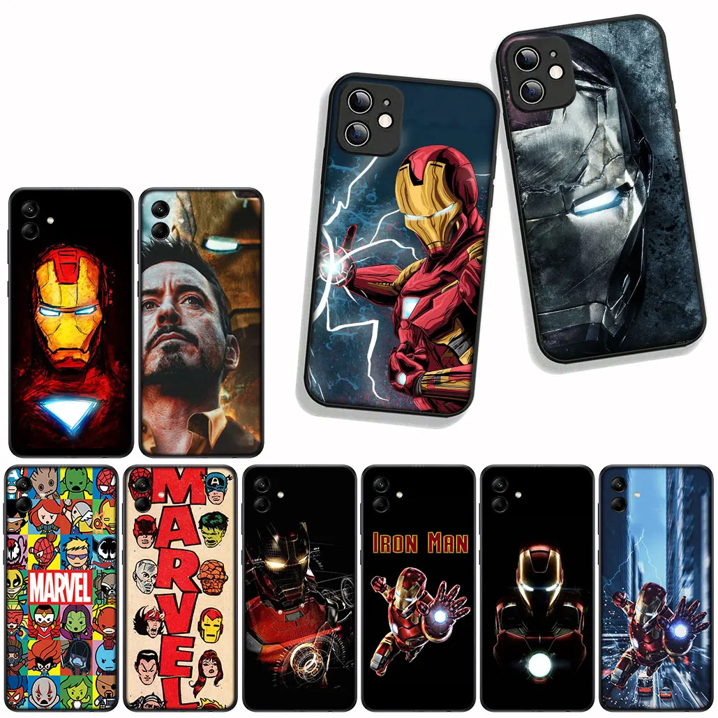 Чехол для Motorola Moto Edge 50 30 Fusion 40 neo Ultra Pro G54 G24 G05 G35 G55 G64 G75 G84 G85 Чехол Marvel Hero Iron Man Ironman