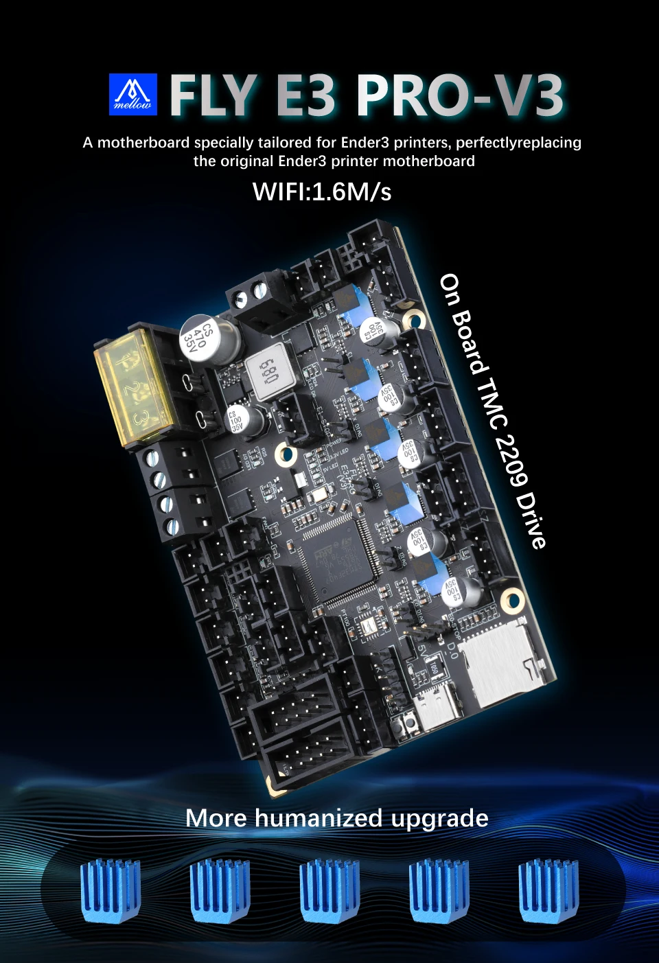 Wifi 3D печатная плата принтера заменяет материнскую плату Duet