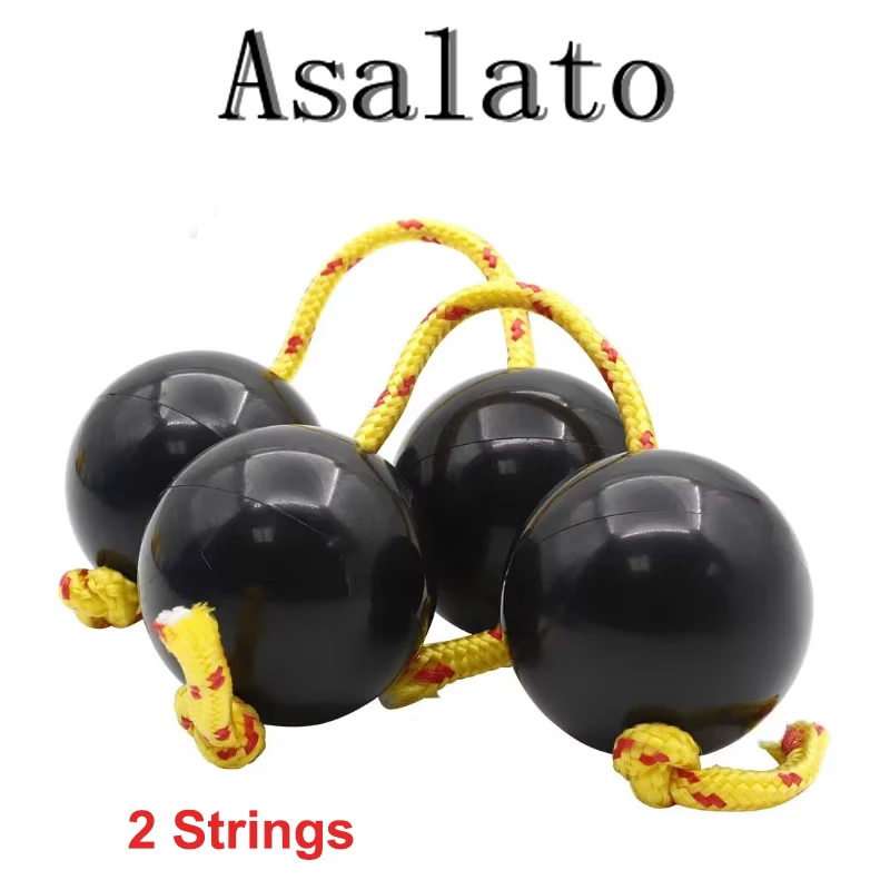 2-струнные африканские шейкеры Asalato, ритм, шарик на кончиках пальцев, песочные яйца, ударный инструмент, АБС-пластик, разноцветные аксессуары