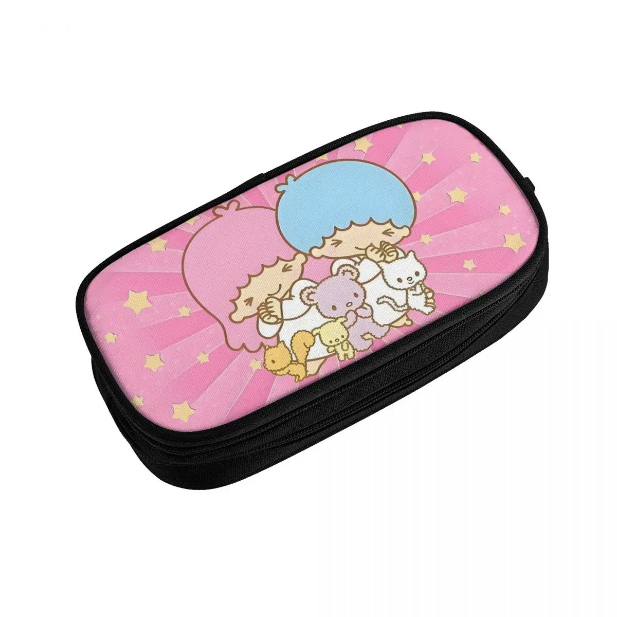 Фото Милый мультфильм Sanrio Little Twin Stars пеналы для девочек и мальчиков большой емкости аниме Kiki Kawaii Lala пенал канцелярские принадлежности №3