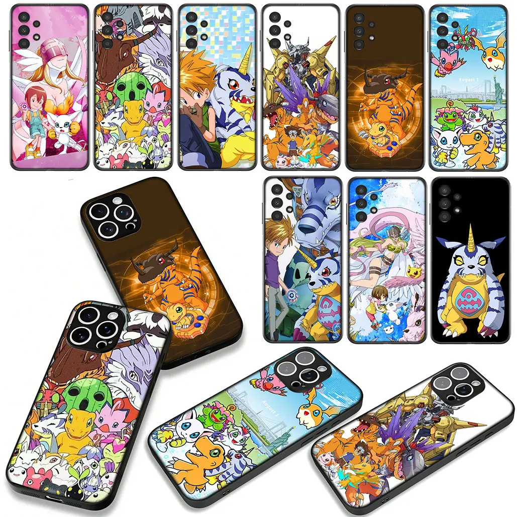 Фото Чехол для телефона Digimon Adventure Digital Monster для Xiaomi Redmi Note 11 9 8 7 10 Pro 14C 7A 9A 9T 10A 10C 11A 9C NFC №3