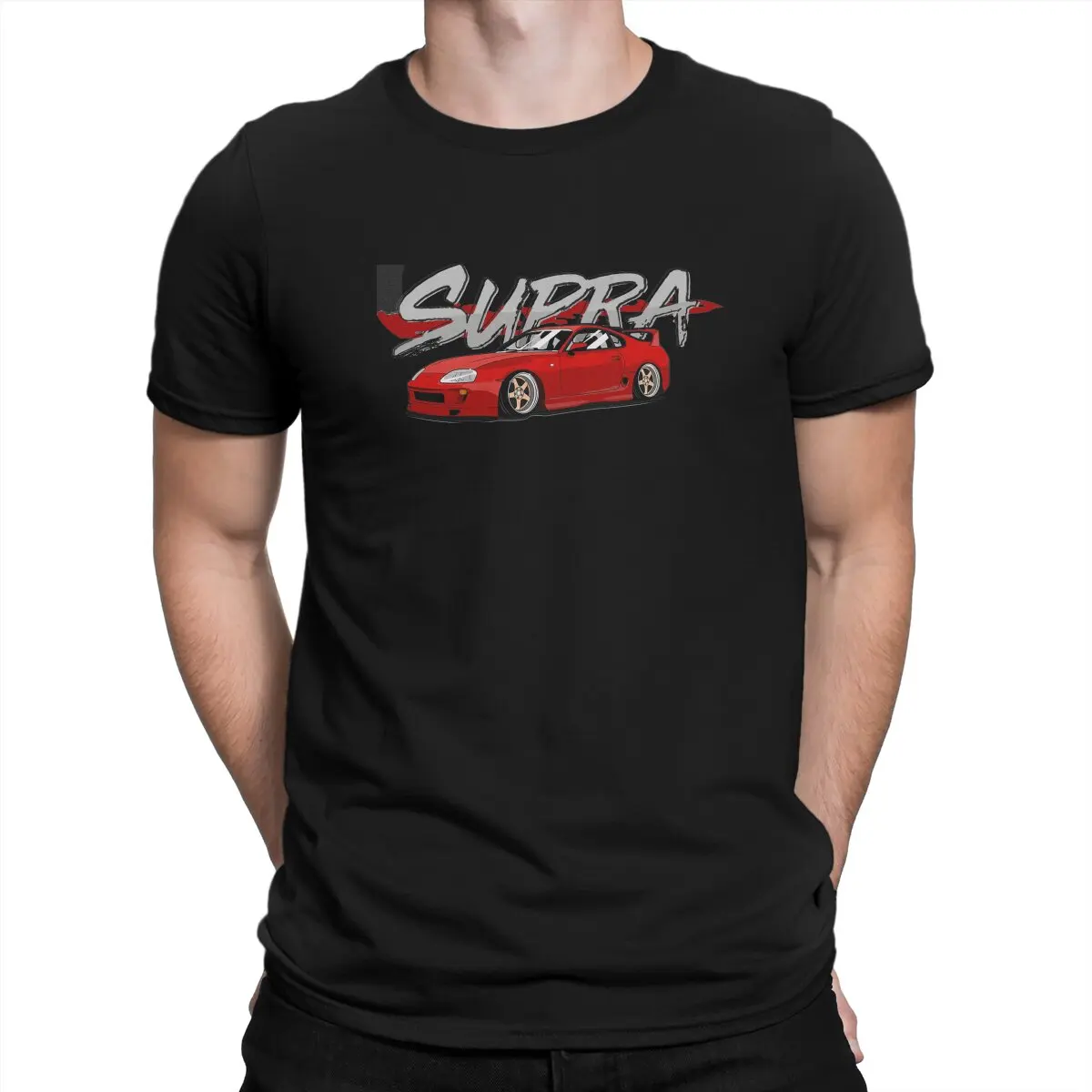 Футболка Supra JDM мужская с круглым вырезом, потрясающая тенниска для спортивных автомобилей, майка с коротким рукавом, идея для подарка