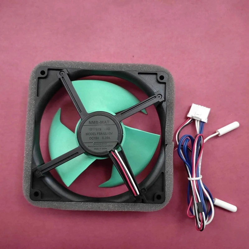 Бесплатная доставка, новый МОДЕЛЬ NMB-MAT FBA12J15V DC15V 0,28A, охлаждающий вентилятор с двумя датчиками