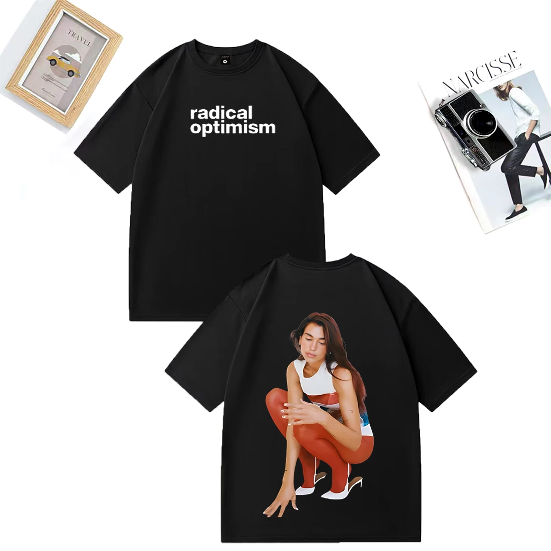 Dua Lipa Radical Optimism уличная модная футболка с коротким рукавом и принтом для мужчин Y2k Harajuku хип-хоп унисекс готическая футболка большого размера
