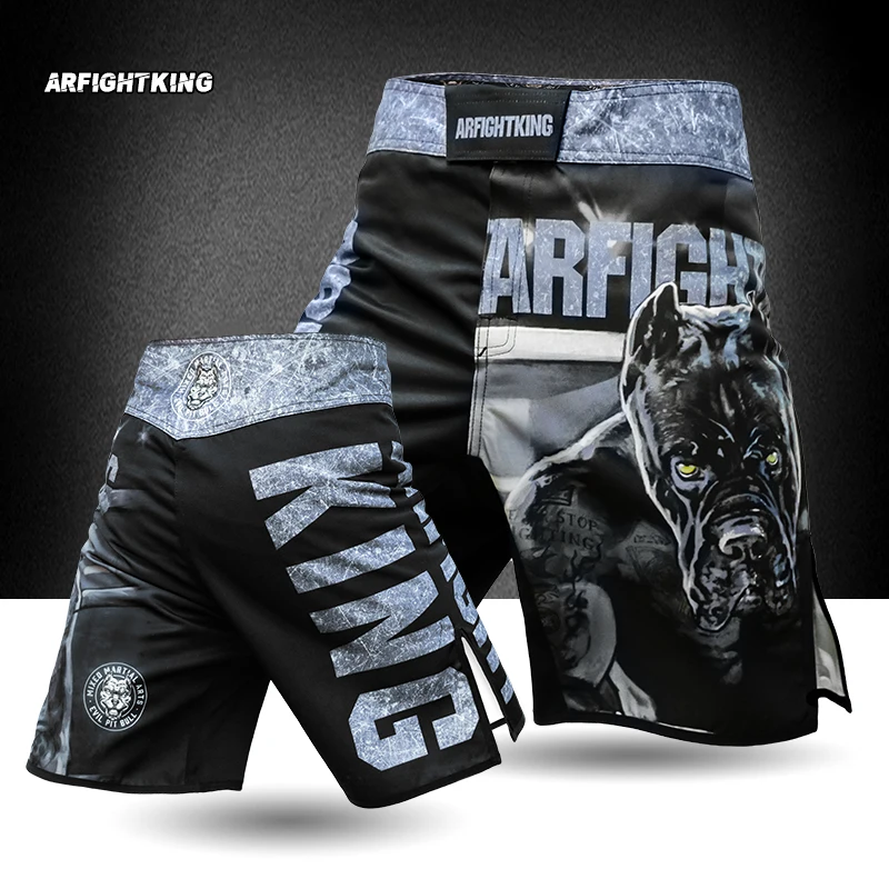 MMA Bull Headstock Fighting Спортивные износостойкие шорты Комплексные боевые тренировки Фитнес Муай Тай Дзюдо Санда Брюки
