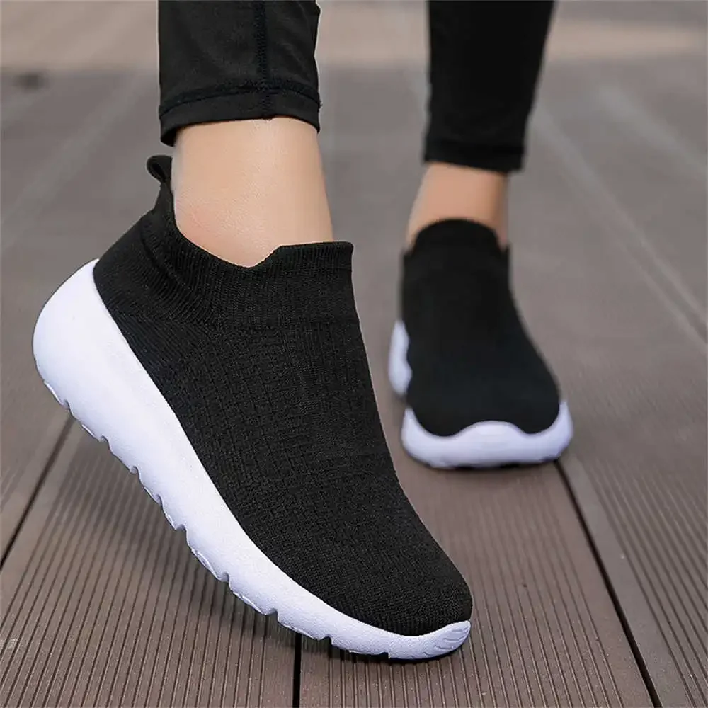 Фото Кроссовки Platforme 36-43, черные ботинки на плоской подошве, женская обувь, женская обувь для бега, спортивная повседневная обувь, Sepatu, настоящие предложения №4