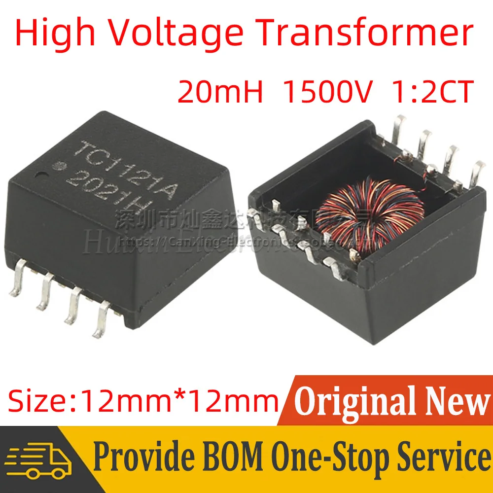 5 шт. SMT TC1121A 1:2CT передаточное число 1:2 20 мГц 1500 В переменного тока высокочастотный изолятор изоляционный сигнальный импульсный трансформатор