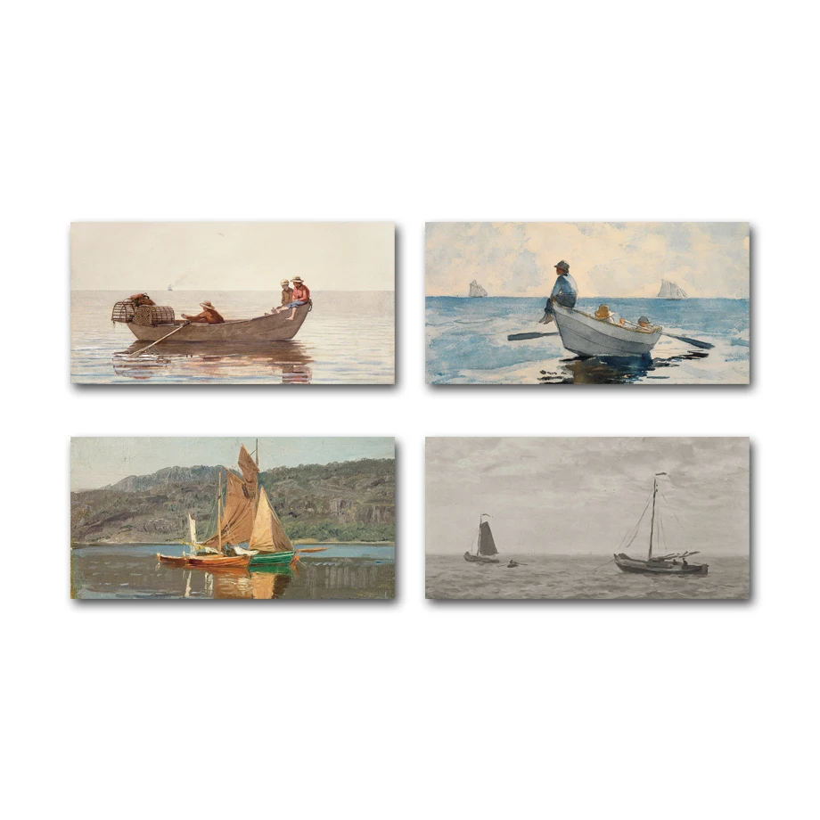 Winslow Homer винтажный морской пейзаж прибрежный настенный художественный холст картина скандинавские постеры и принт настенная картина для декора гостиной