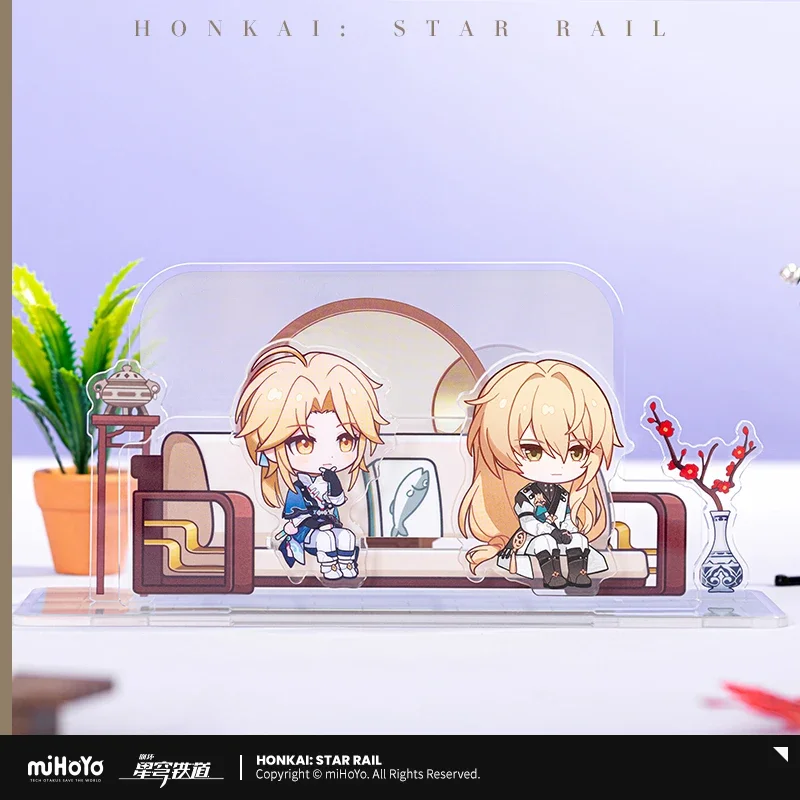 Фото Официальная аниме-игра miHoYo Honkai: Star Rail Yan Qing Qing Que Jing Yuan Firefly Cute Room Series Косплей Фигурка на акриловой подставке №3