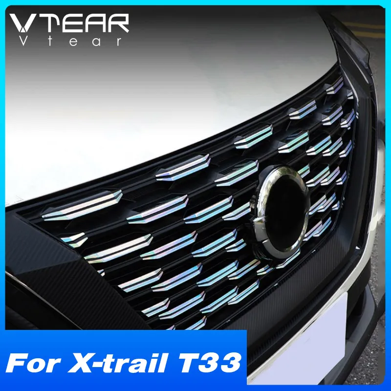 Наклейки на переднюю решетку автомобиля для Nissan X-trail T33 2021-2023