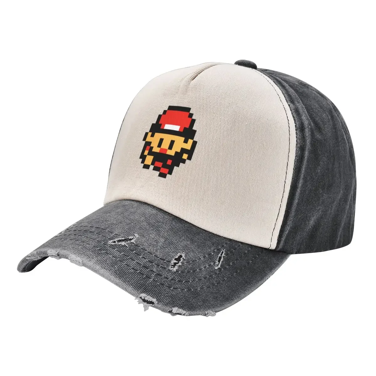 Red Running - Gameboy Персонаж - Ретро пиксельное искусство Бейсбольная кепка Snapback Кепка Винтаж Хип-хоп Пляжные кепки для прогулок Мужские женские