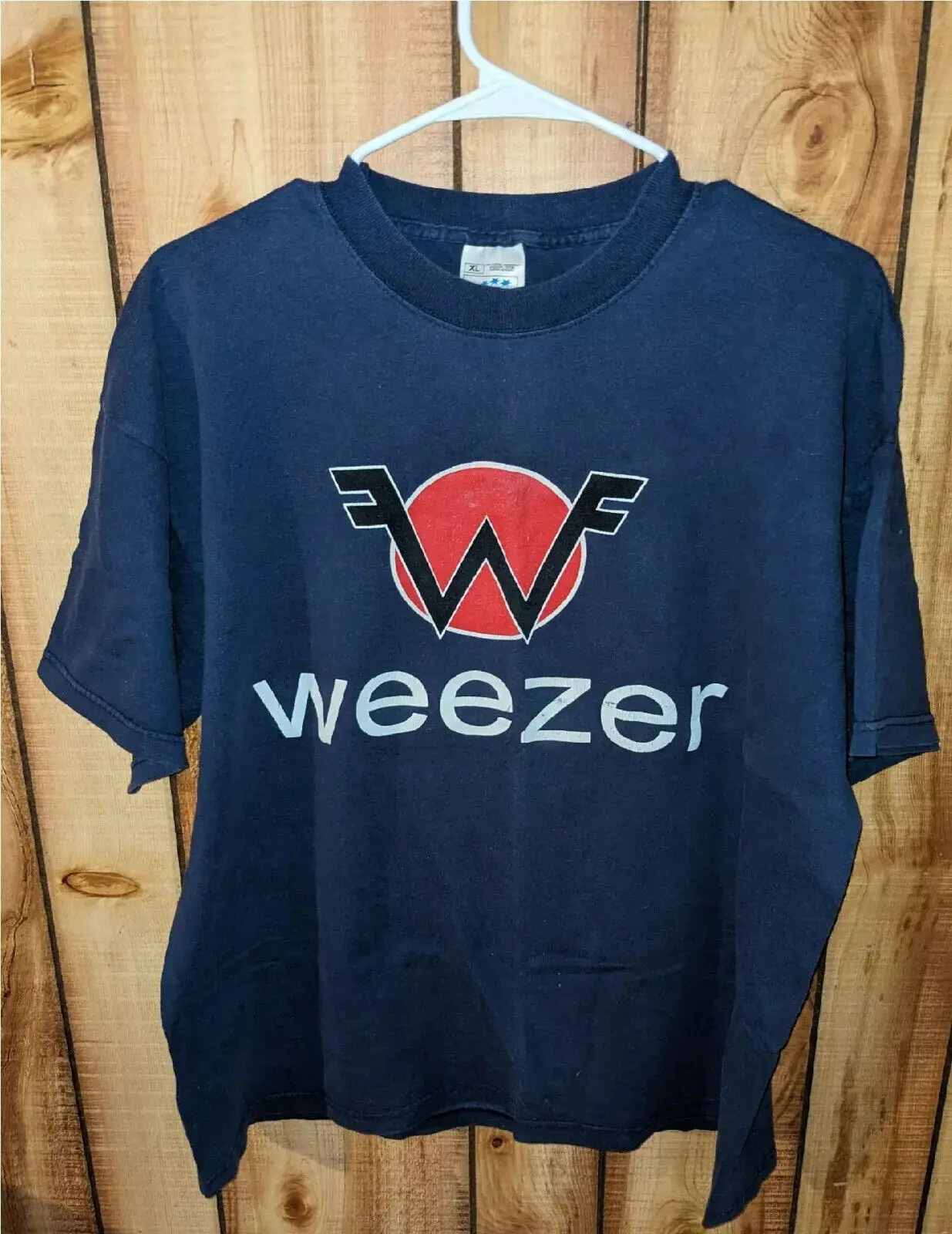 Рубашка черного цвета с короткими рукавами и рисунком рок-группы Weezer унисекс для мужчин и женщин KTV8118