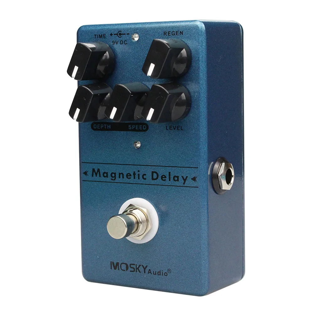 Фото Педаль эффектов 5Knobs Педаль эффектов искажения Педаль эффектов Overdrive Магнитная задержка Моски Аудио Музыкальные инструменты №3