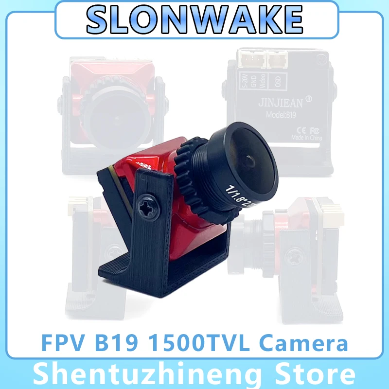 НОВАЯ мини-камера FPV 1/3 CMOS 1500TVL B19 с объективом 2,1 мм, мощность 5 В-20 В PAL/NTSC с внутренней регулировкой экранного меню для гоночного дрона RC FPV