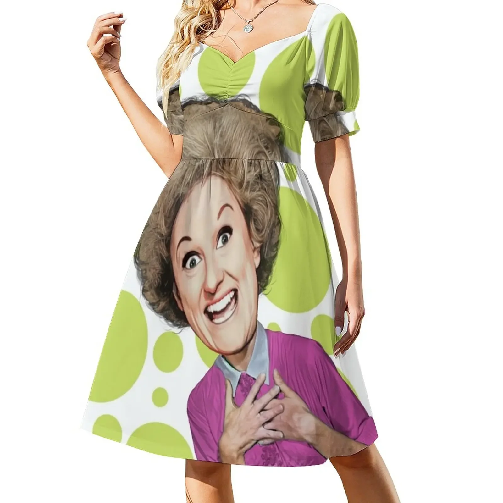 Платье Phyllis Diller с короткими рукавами, лето 205, женское вечернее платье, женское