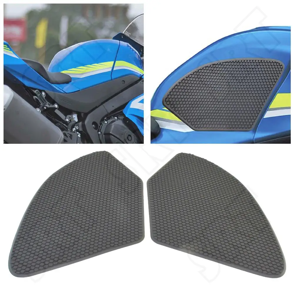 Для Suzuki GSXR 1000 GSX-R 1000R ABS GSX-R1000 2017-2025 мотоциклетные накладки на бак, боковой бак, тяговая противоскользящая накладка, наколенник, наклейка