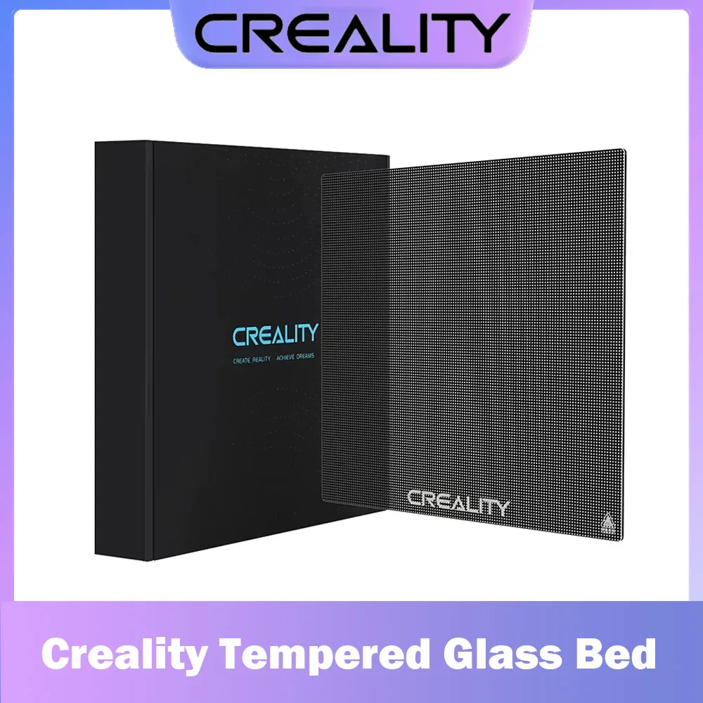 Creality оригинальная платформа для 3D-принтера Carborund с закаленным стеклом 235x235x4 мм, платформа для 3D принтера Ender3 / Ender 3 V2 / Ender 3 Pro