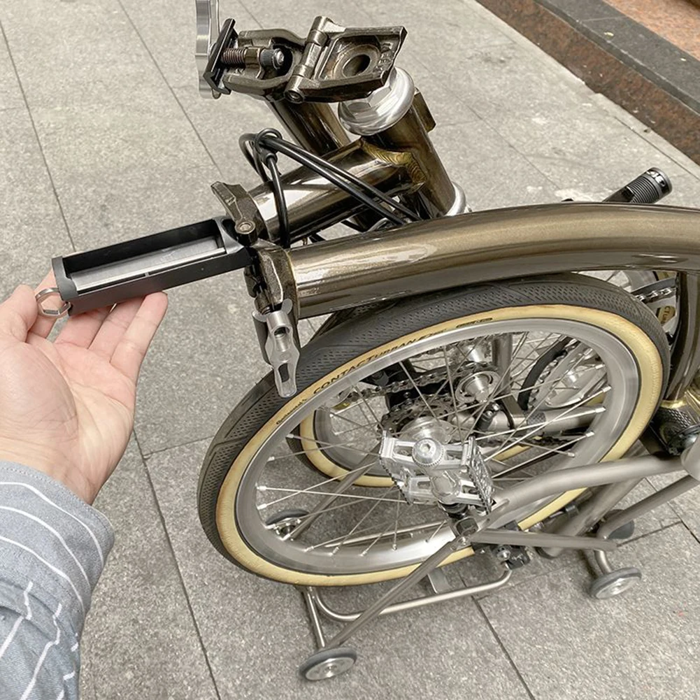 Фото Складная велосипедная Рама, лоток для инструментов Brompton, складной велосипедный ящик для инструментов, хранилище ключей, длинная рама колесной базы №2