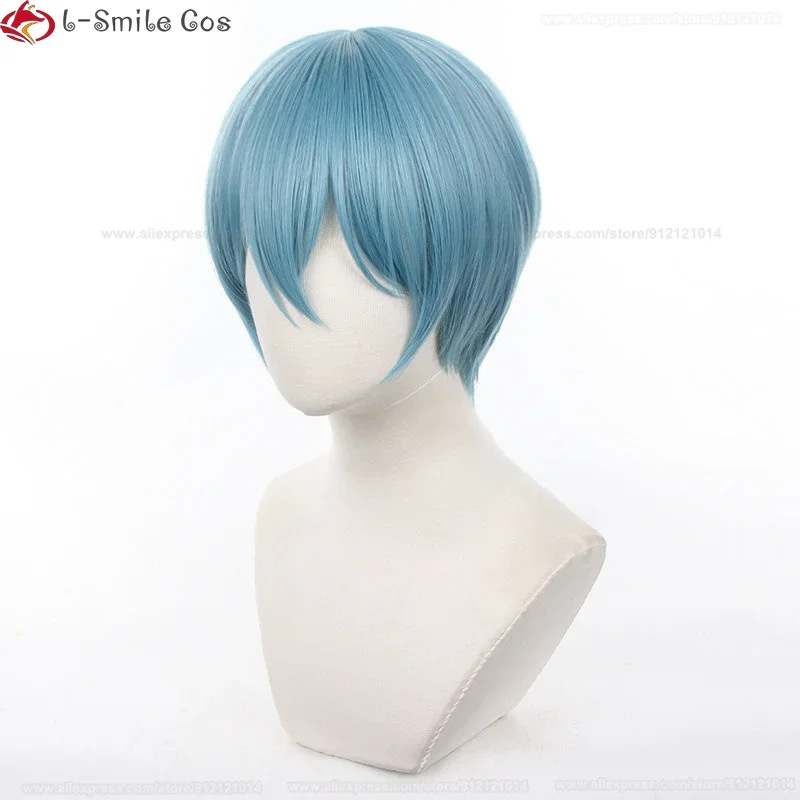 Фото High Quality Anime Blue Lock Hiori Yo Cosplay Wig 30cm Blue Yo Hiori Wigs Heat Resistant Hair Party Cosplay Anime Wigs + Wig Cap №5