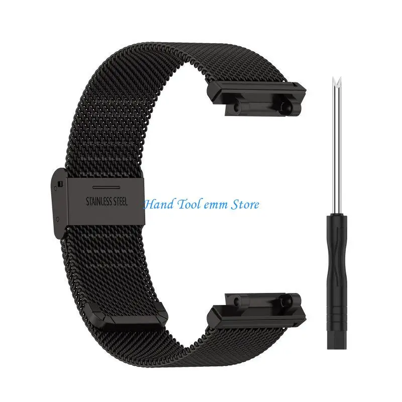H37f браслет металлическая сетчатая полоса для Amasticfitt rex 2 Sport Wwatch Bracelet Breiststrap заменить регулируемый